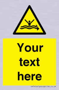 Custom Warning strong currents